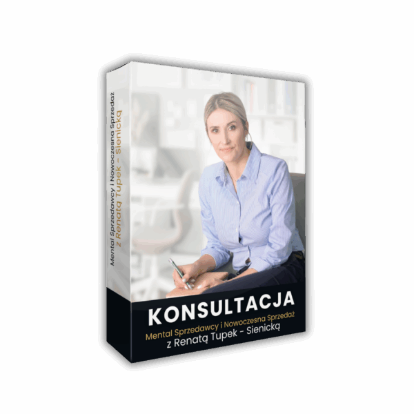 Konsultacja ze sprzedaży z Renatą Tupek - Sienicką 1:1 (60min)