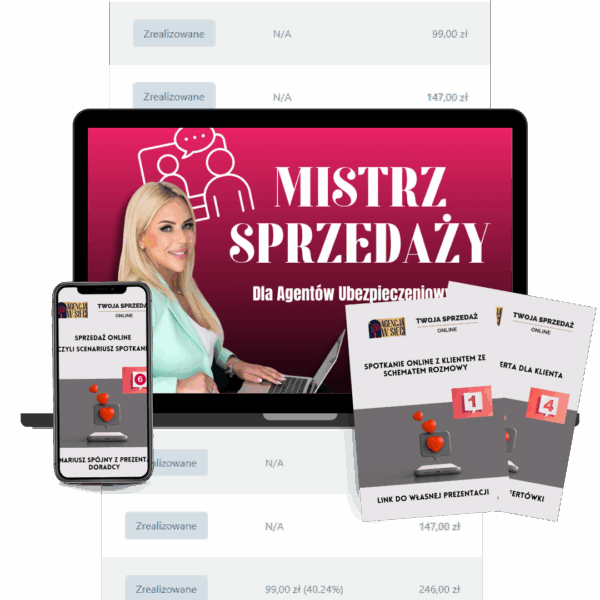 Mistrz sprzedaży ubezpieczeń ONLINE