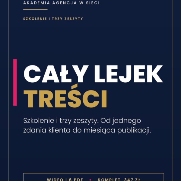TO O MNIE, cały lejek treści